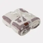 Pip + Phee Pip + Phee - Lilac Flower Plush Blanket