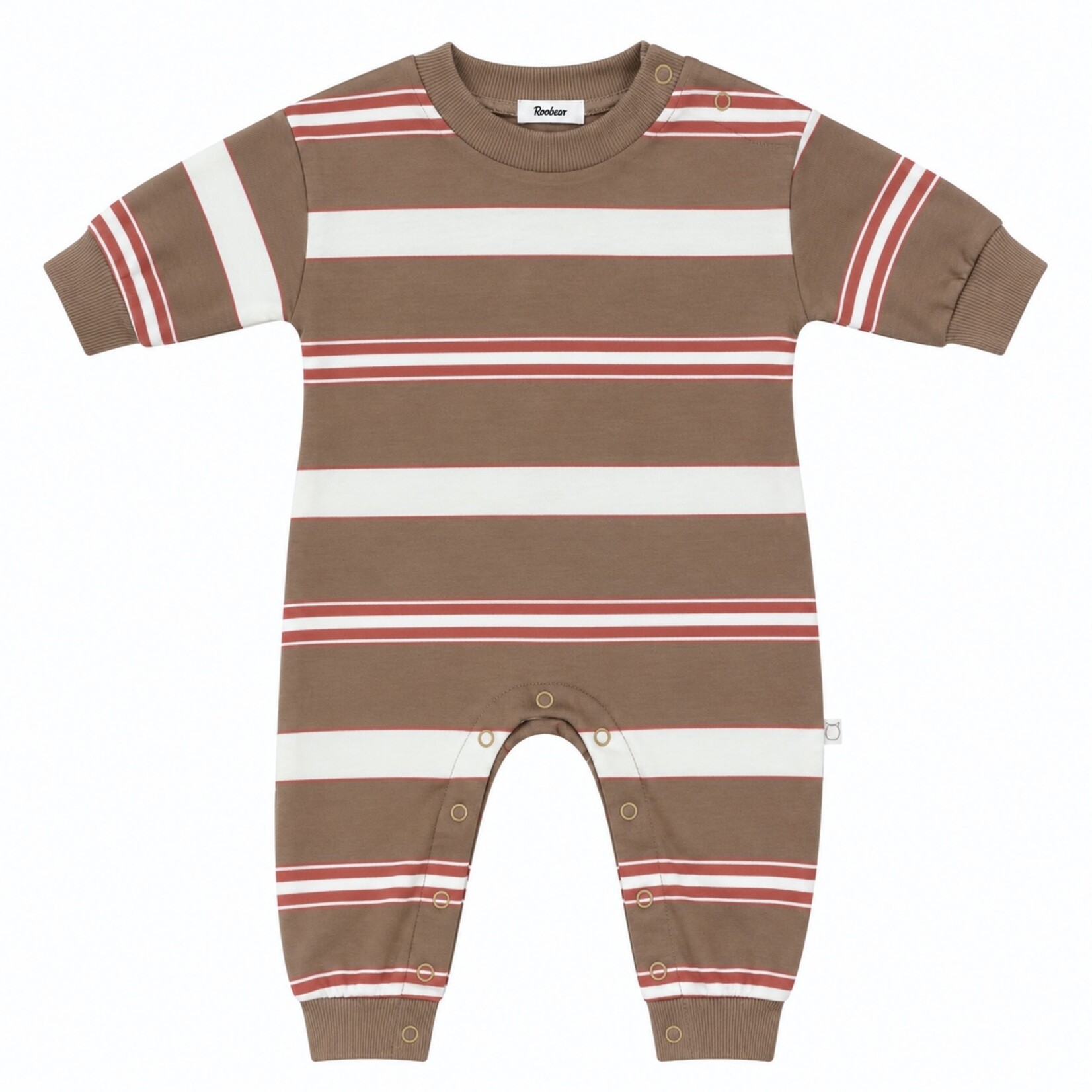 Roobear Roobear - Striped Long Sleeve Romper