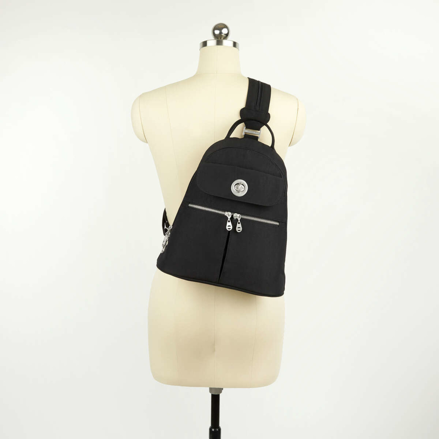 Baggallini Naples Convertible Backpack Sterling Shimmer Just Bags Luggage Center