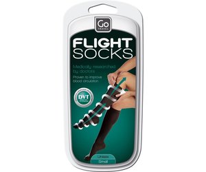 Go Travel Flight Socks- Black - Just Bags Luggage Center