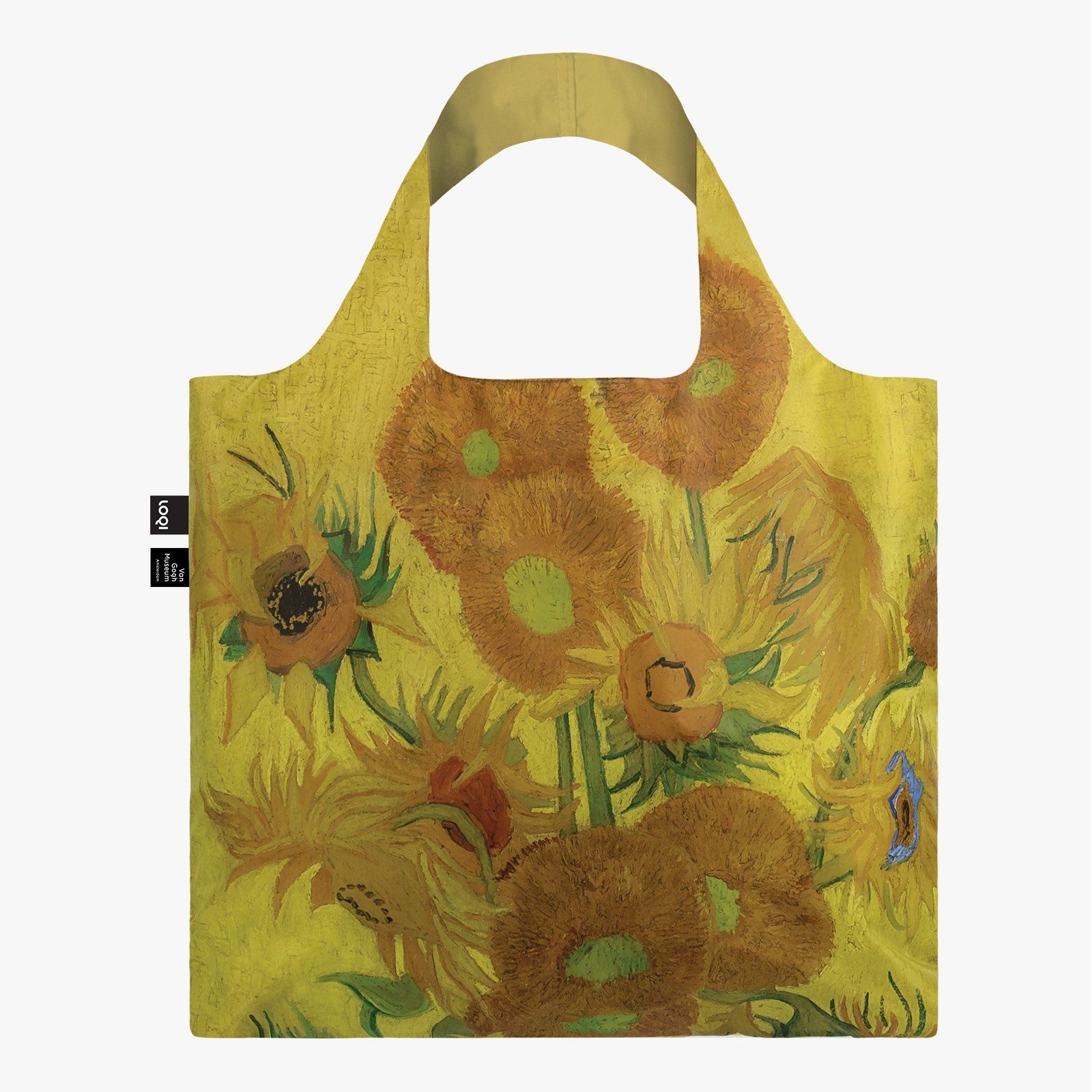 LOQI Vincent van Gogh's Sunflowers Eco Reusable Shopping Tote Bag & Pouch 1st 