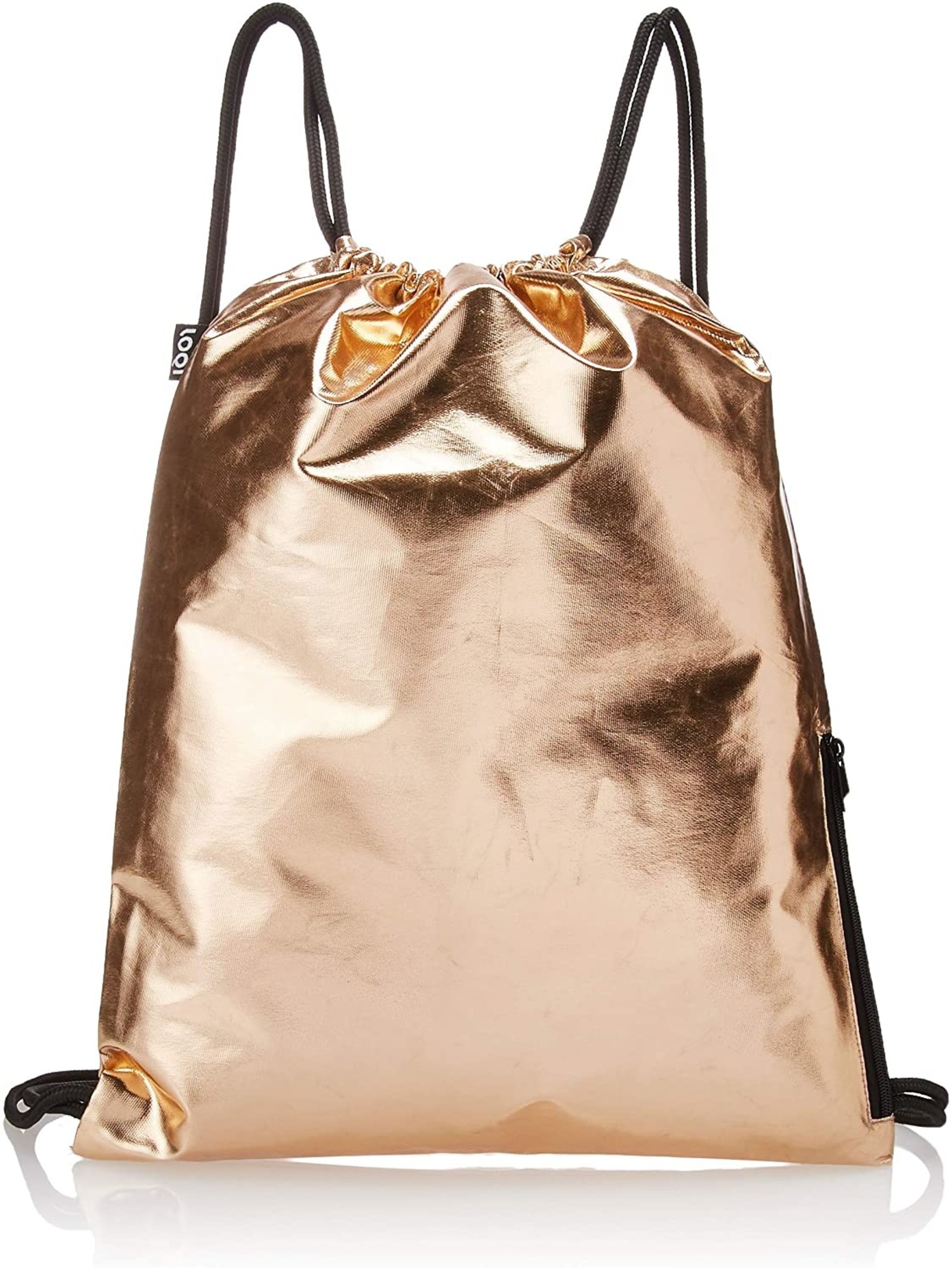 LOQI METALLIC BACKPACK Rose Gold