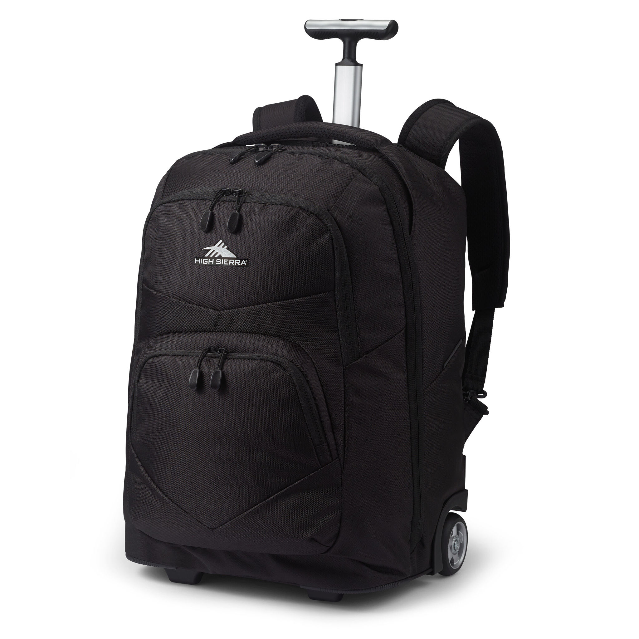 Black roller shop backpack