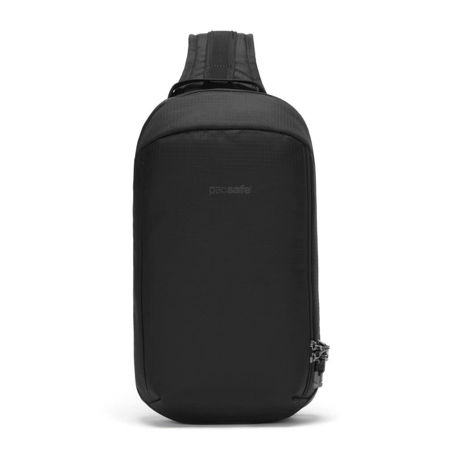【美品】pacsafe Vibe325 ECONYL sling pack Pacsafe Vibe 325 Sling Pack- Jet Black - Just Bags Luggage
