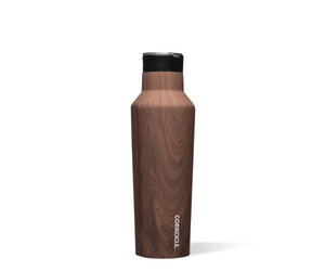 Corkcicle Sport Canteen 20oz- Walnut Wood - Just Bags Luggage