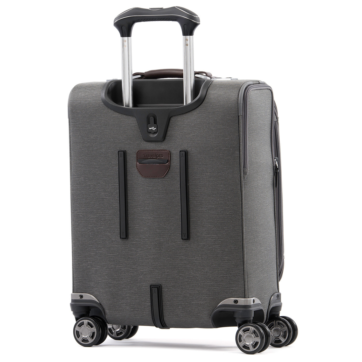Travelpro Platinum Elite International Expandable Carry On Spinner Vintage Grey Just Bags Luggage Center
