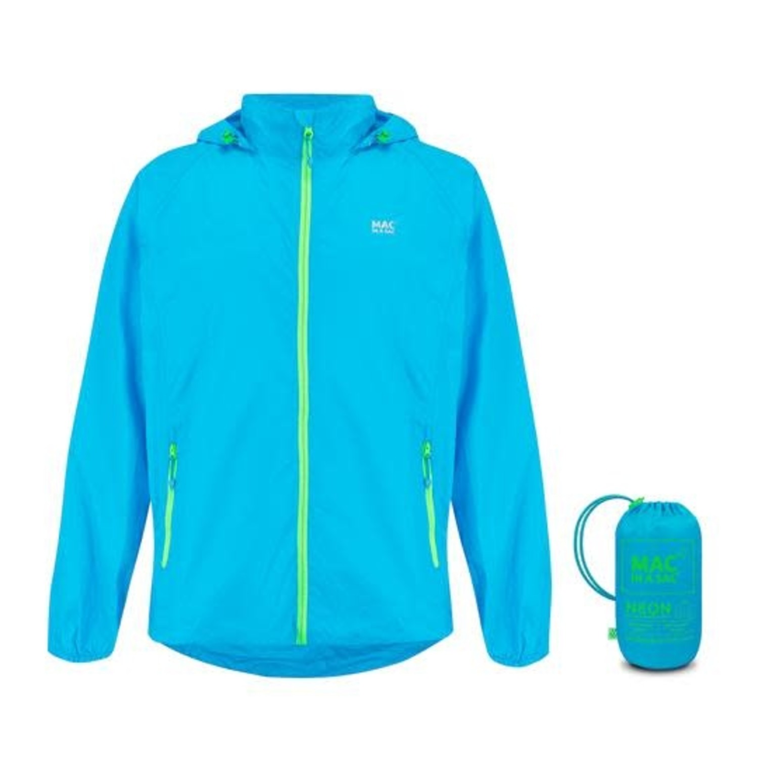 Neon hotsell blue windbreaker