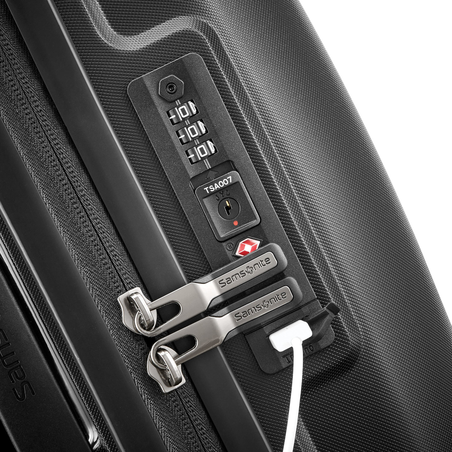 Samsonite Outline Pro CarryOn Spinner Black Just Bags Luggage Center