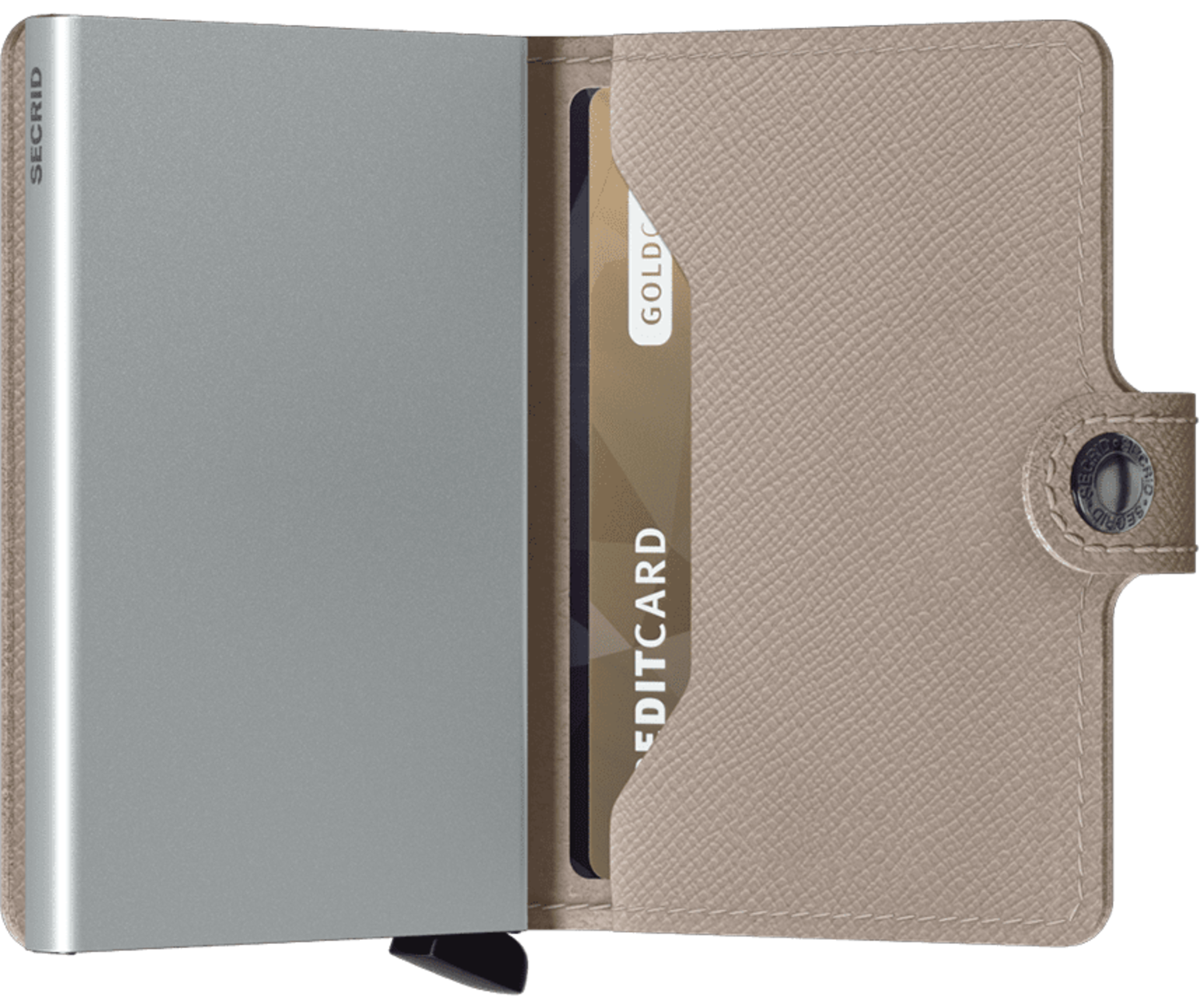 Secrid Mini Wallet- Crisple Taupe - Just Bags Luggage Center