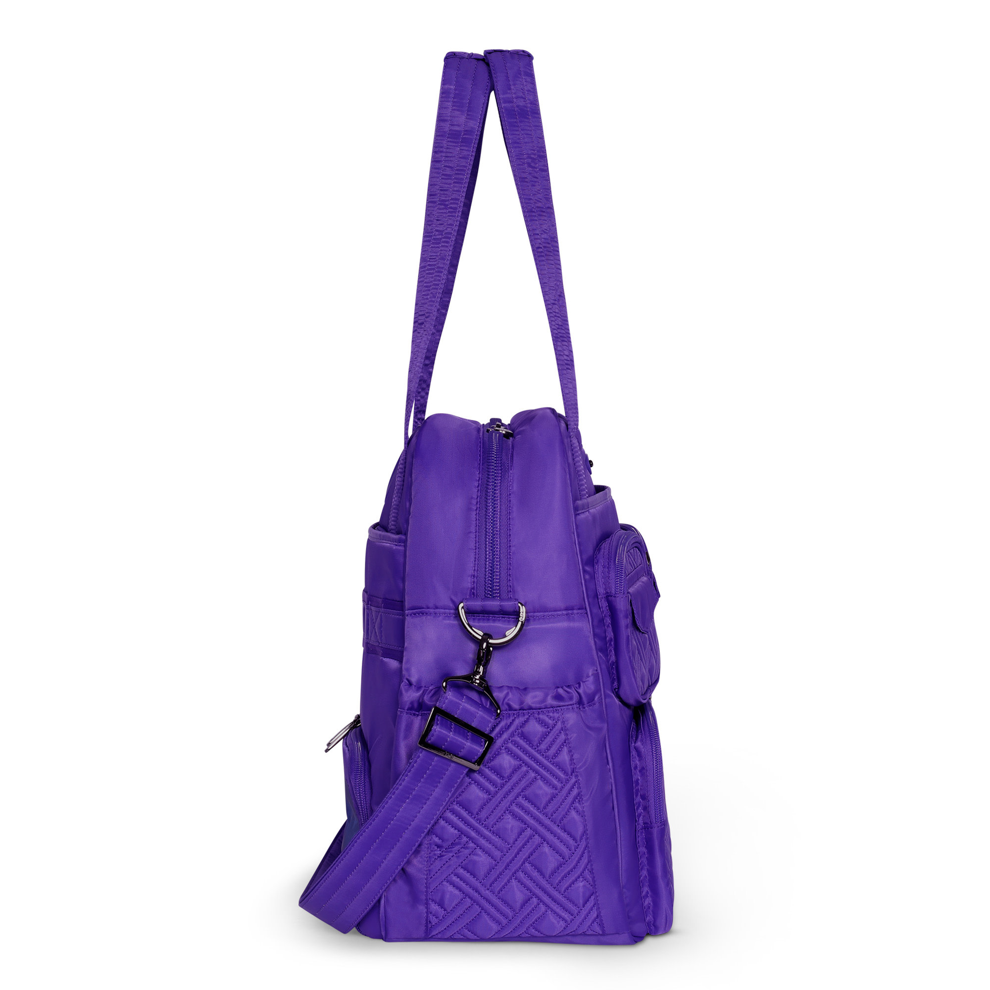 Lug Puddle Jumper LE Convertible Tote Bag Violet Just Bags