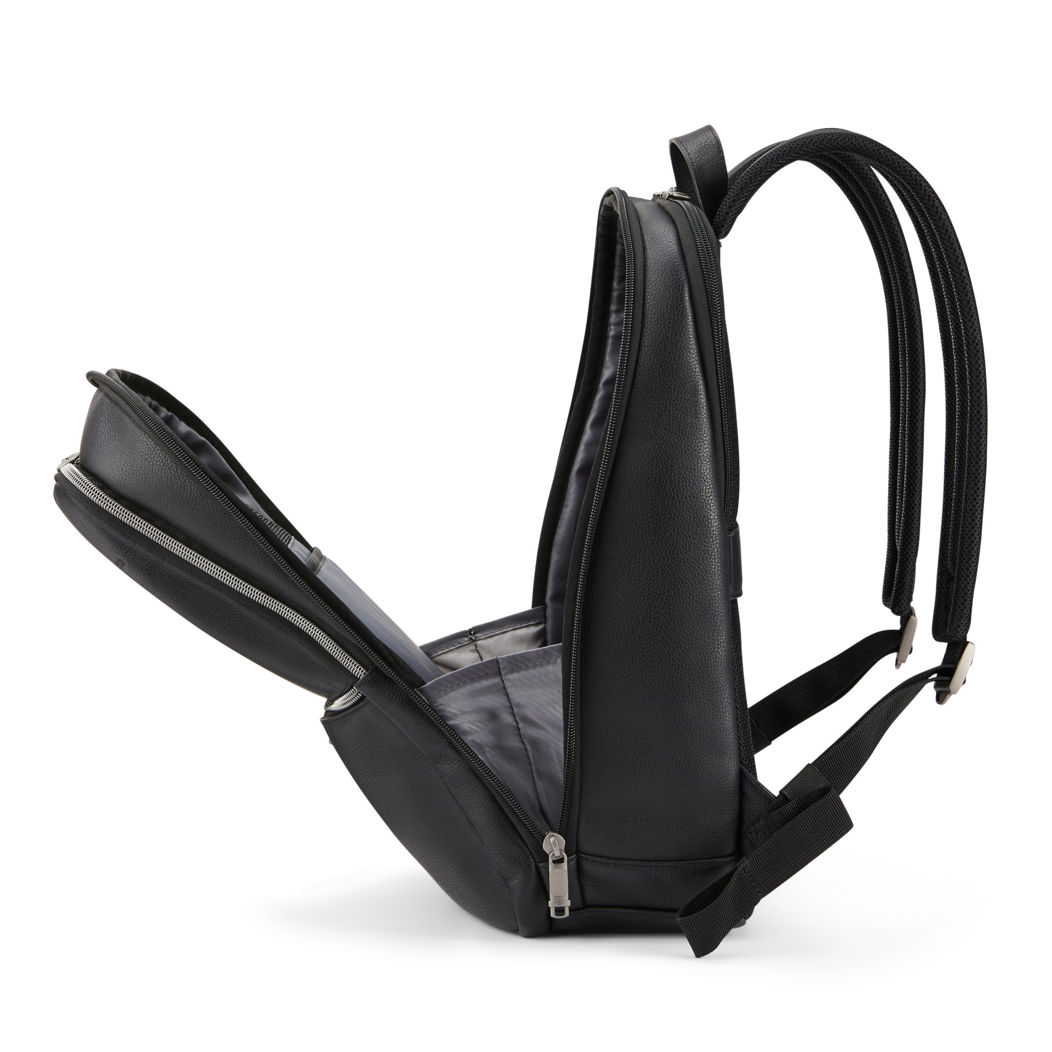 Samsonite leather slim laptop backpack hotsell