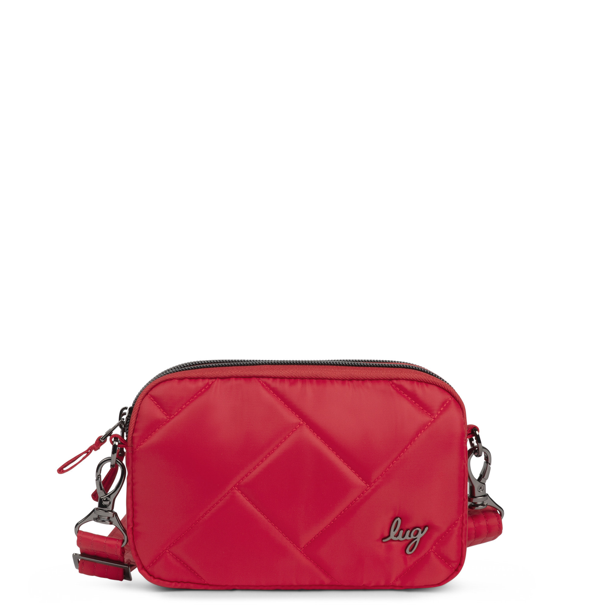 Lug Coupe SE Convertible Crossbody Bag- Poppy Red - Just Bags Luggage Center