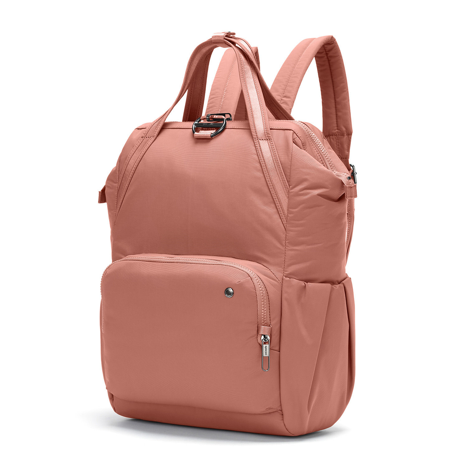 Anti theft backpack pink 2025