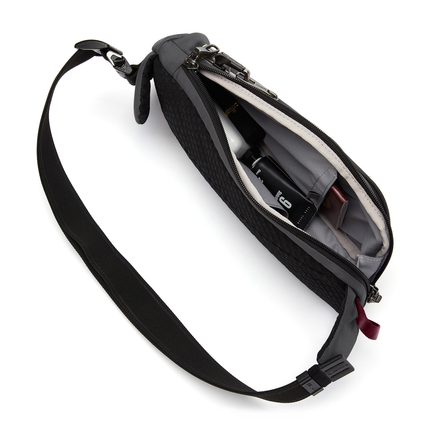 Pacsafe Vibe 150 Sling Pack Slate Just Bags Luggage Center