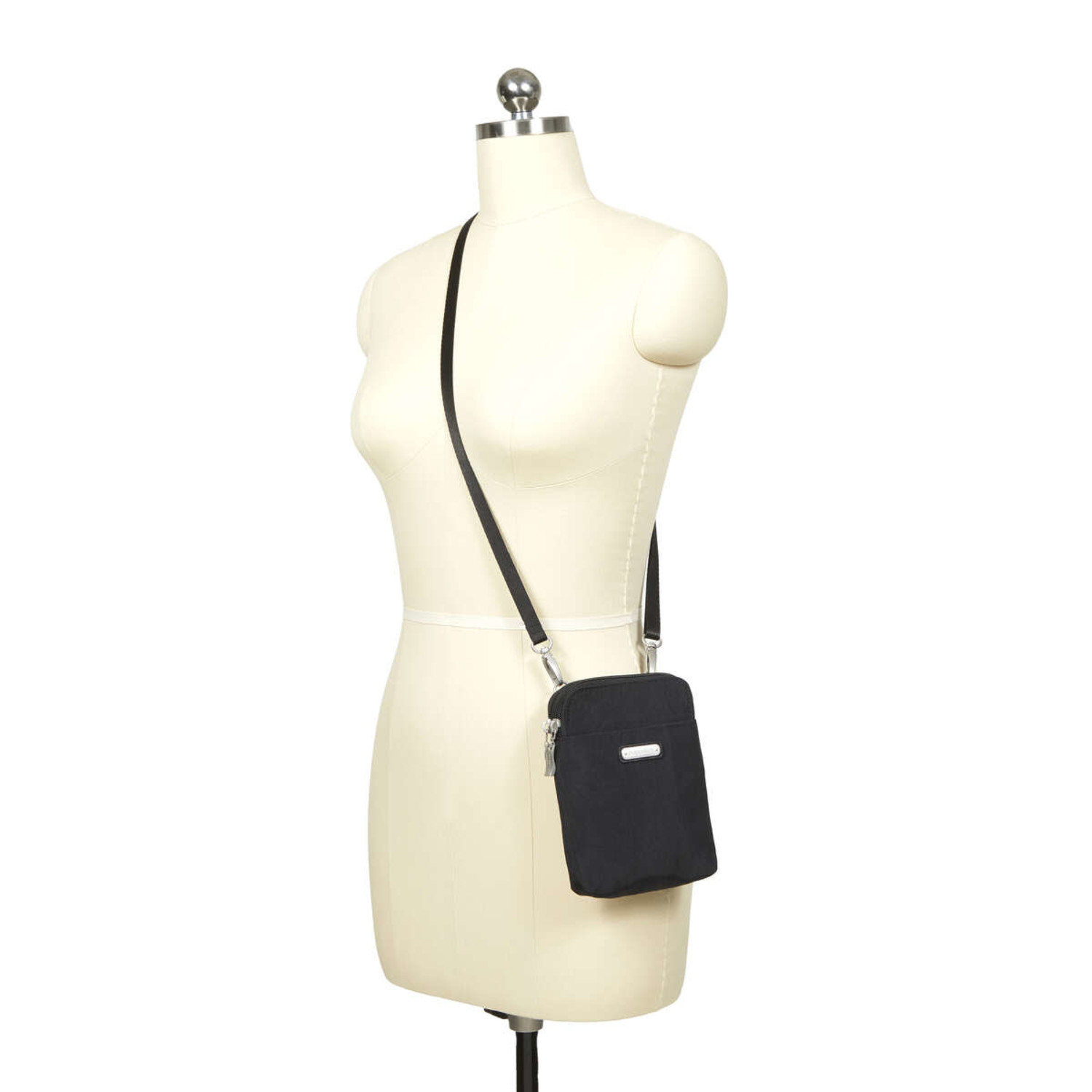 Baggallini Baggallini Take Two RFID Bryant Crossbody- Black/Gold