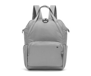 Grey anti theft backpack new arrivals