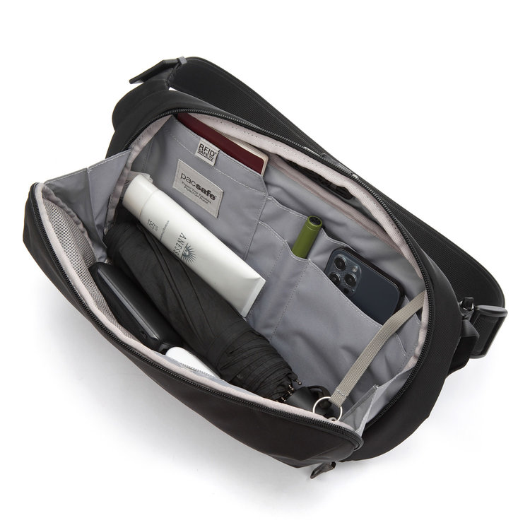 Pacsafe Metrosafe X Anti-Theft Urban Sling- Black - Just Bags Luggage ...