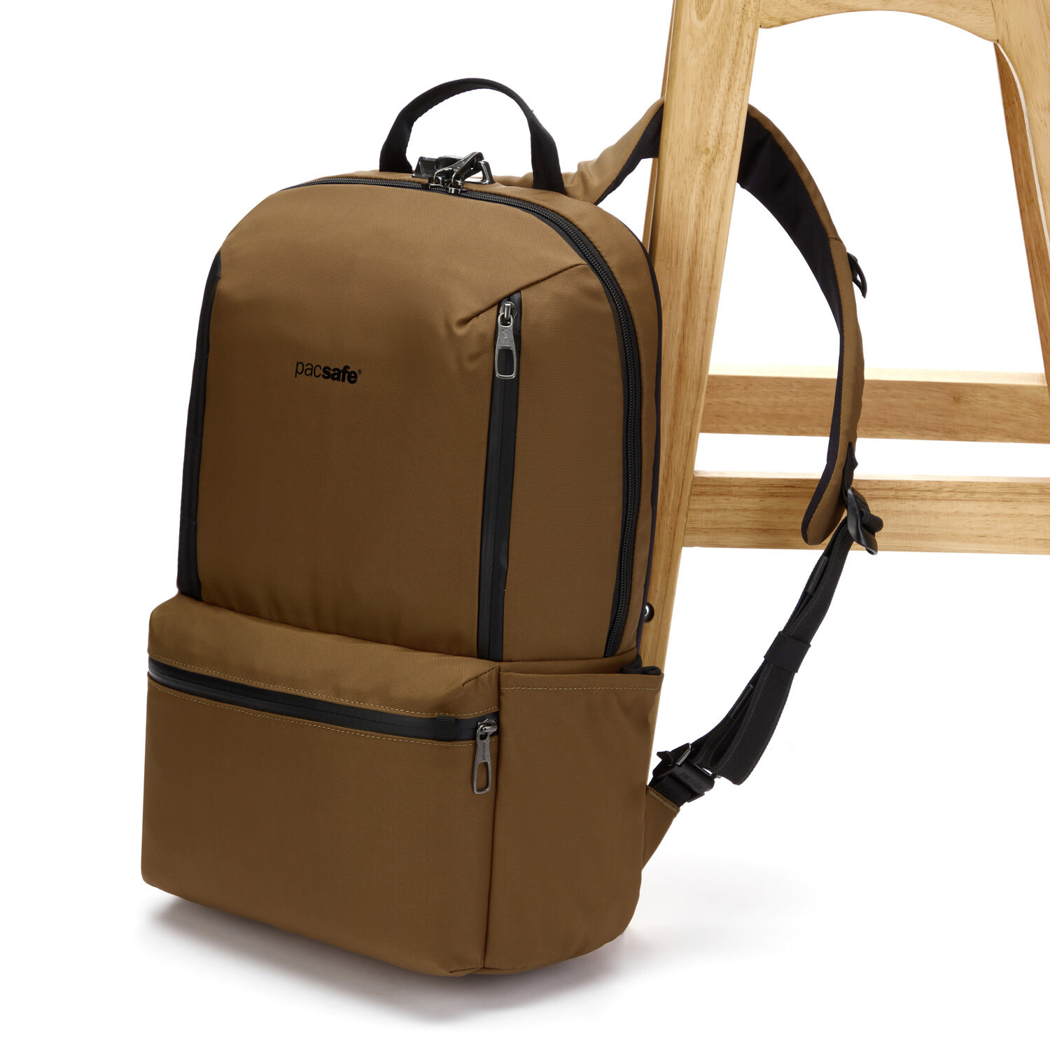 PacSafe Metrosafe X 20L Anti-Theft Backpack- Tan - Just Bags
