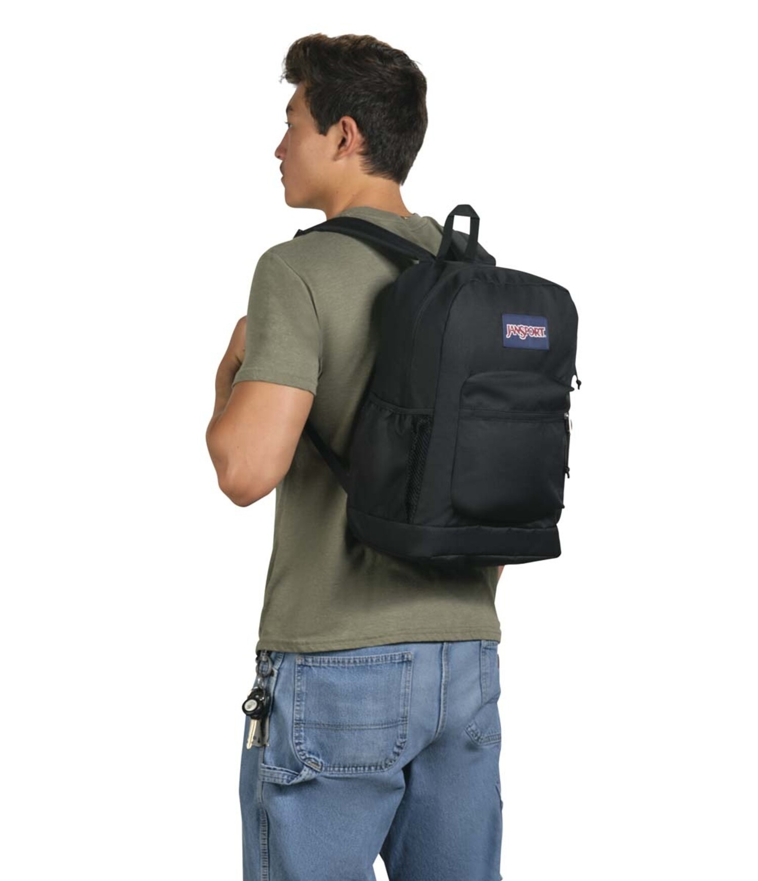 ◆jansport◆ CROSSTOWN PLUS GRAPHITE GREY JS0A7ZNZ7H6 Jansport Cross Town Plus-Graphite Grey - Just Bags Luggage