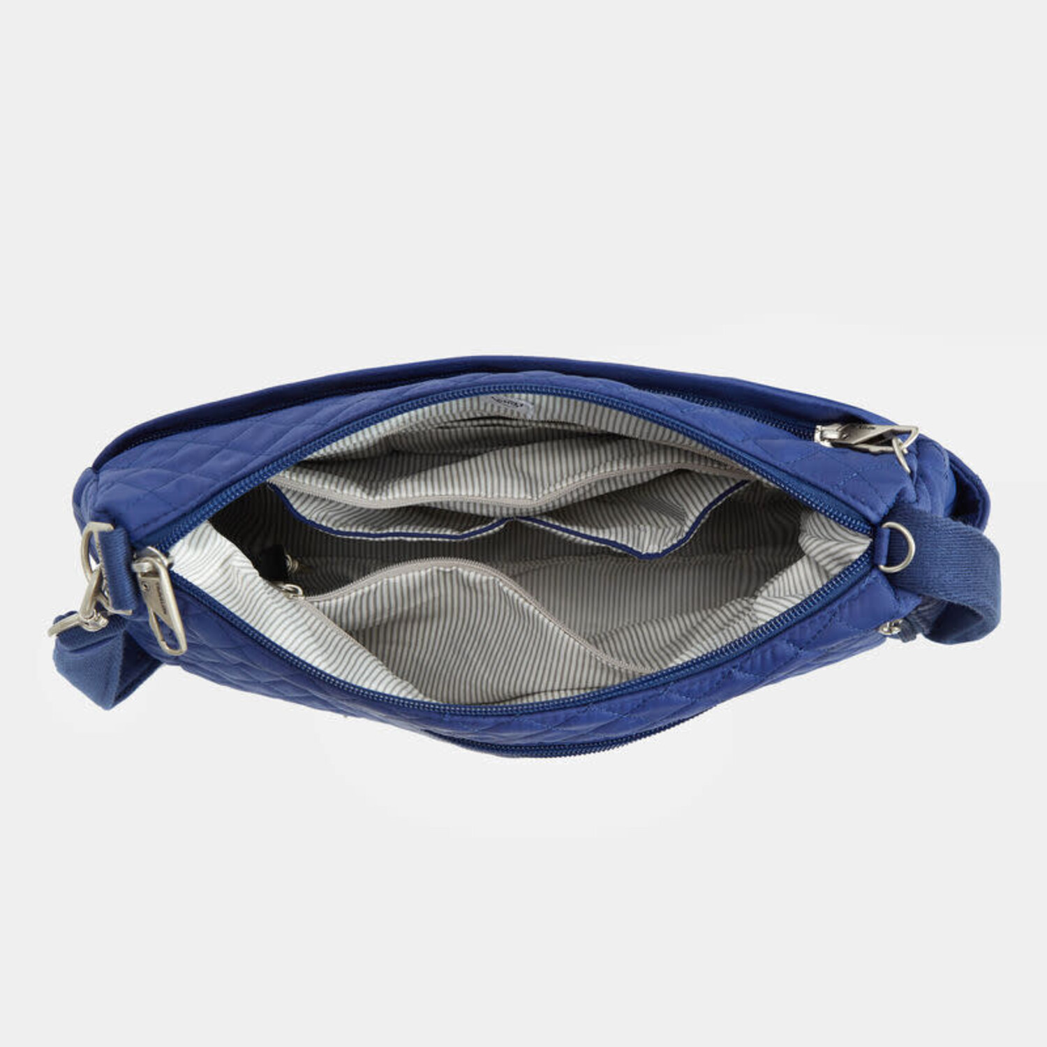 Travelon Anti Theft Boho Square Crossbody Lush Blue Just Bags