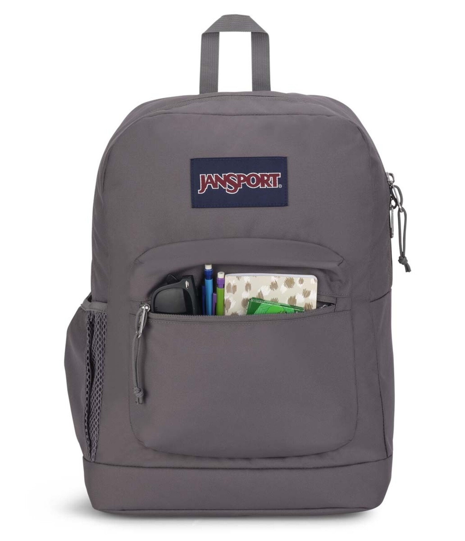 Dark grey jansport backpack hot sale