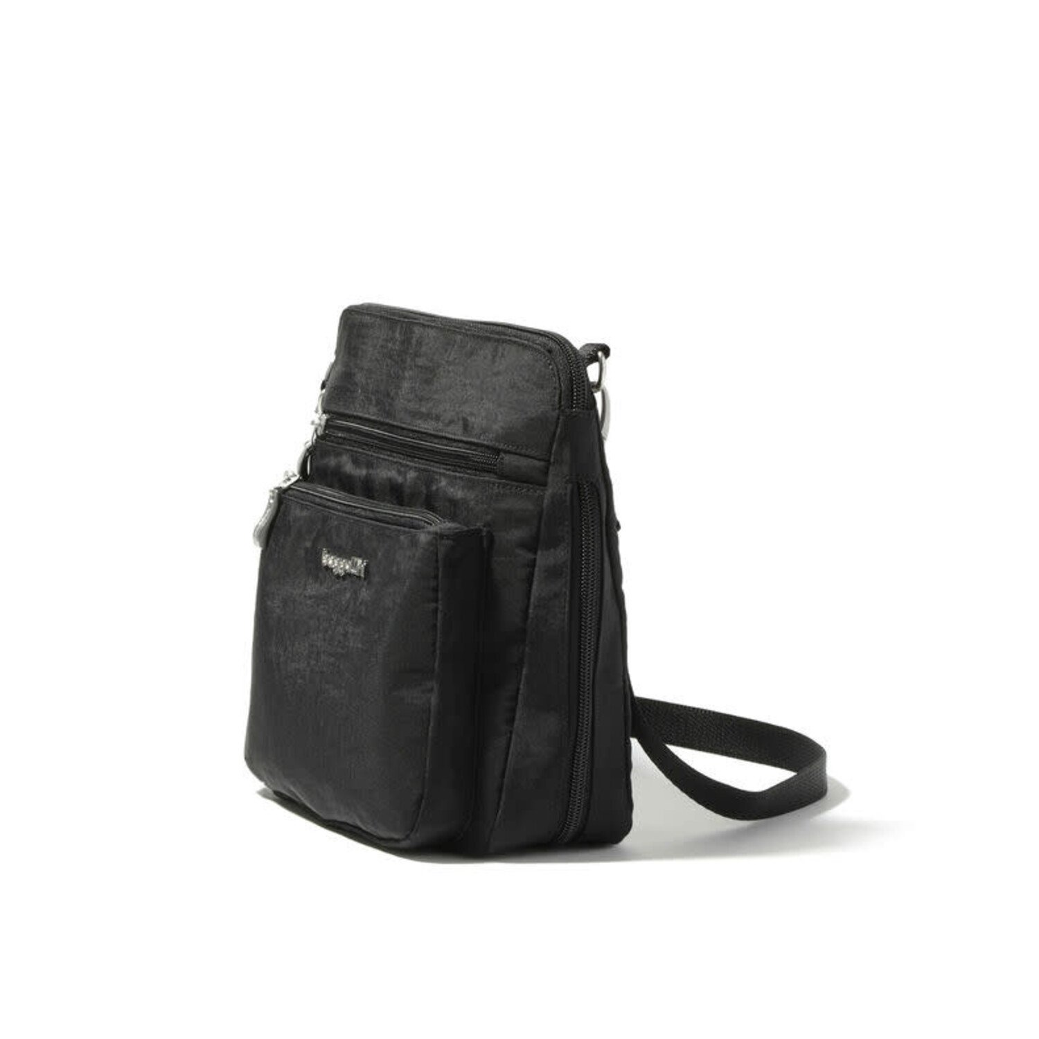 Baggallini Expandable Modern Pocket Crossbody- Black