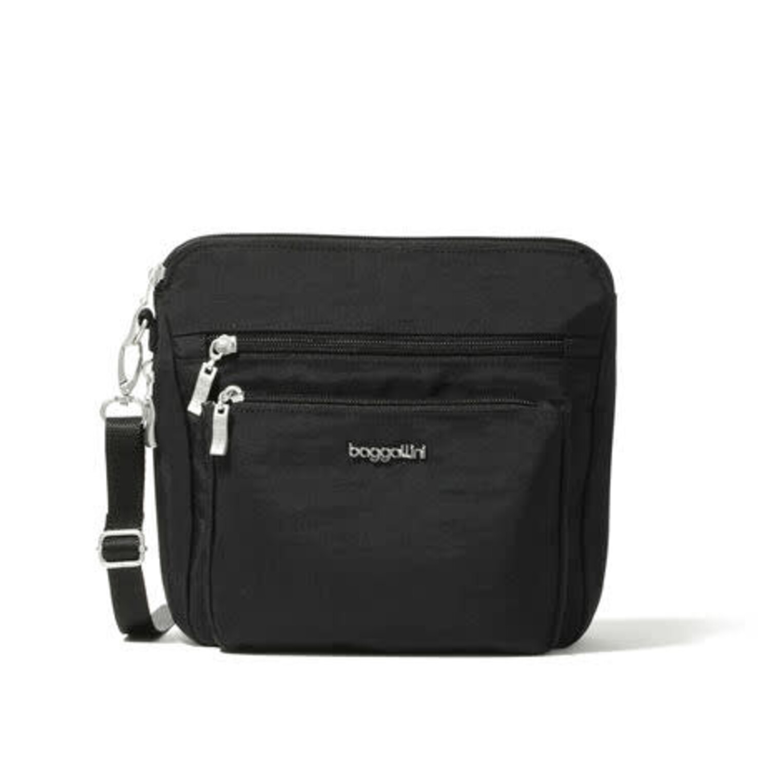 Baggallini Expandable Modern Pocket Crossbody Black