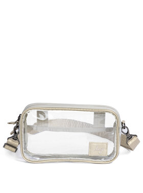 All That Champagne Metallic Zip RFID Wristlet