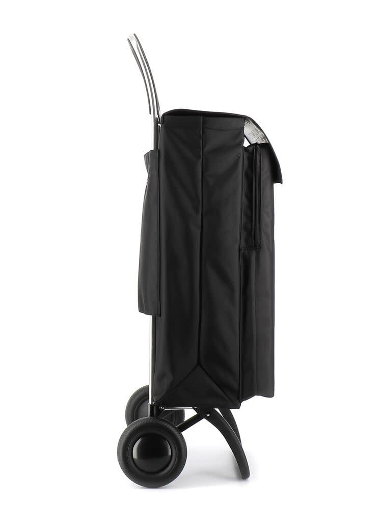 Rolser Thermo XL MF 2 Wheel Shopping Trolley -Black - Just Bags