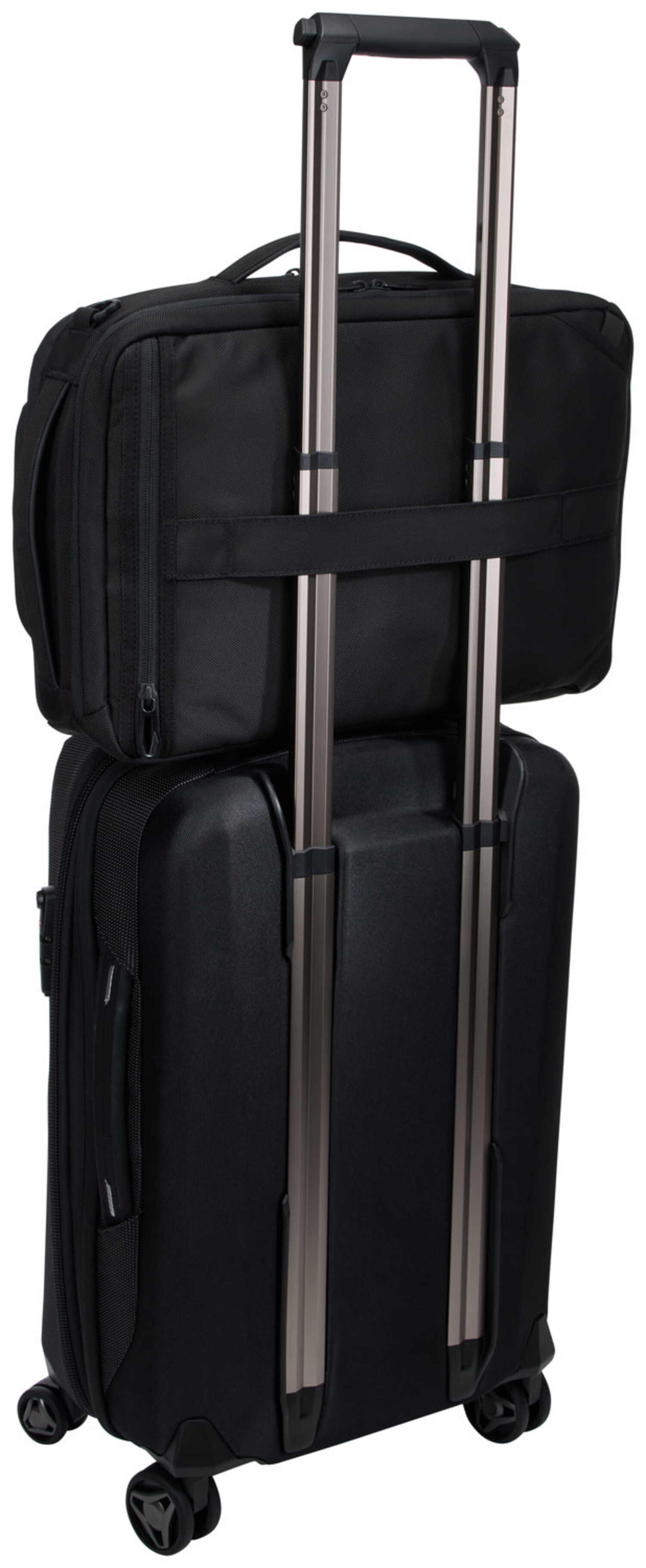 Convertible top backpack suitcase
