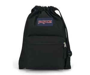 Plain black 2025 jansport backpack