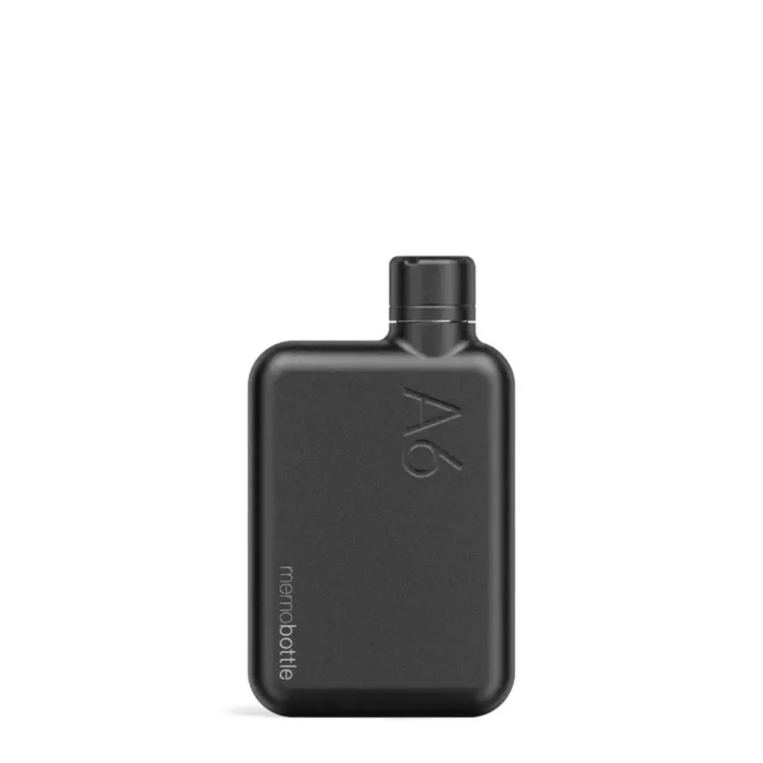 A6 Stainless Steel Memobottle (Black) 500ml / 16oz - Just Bags