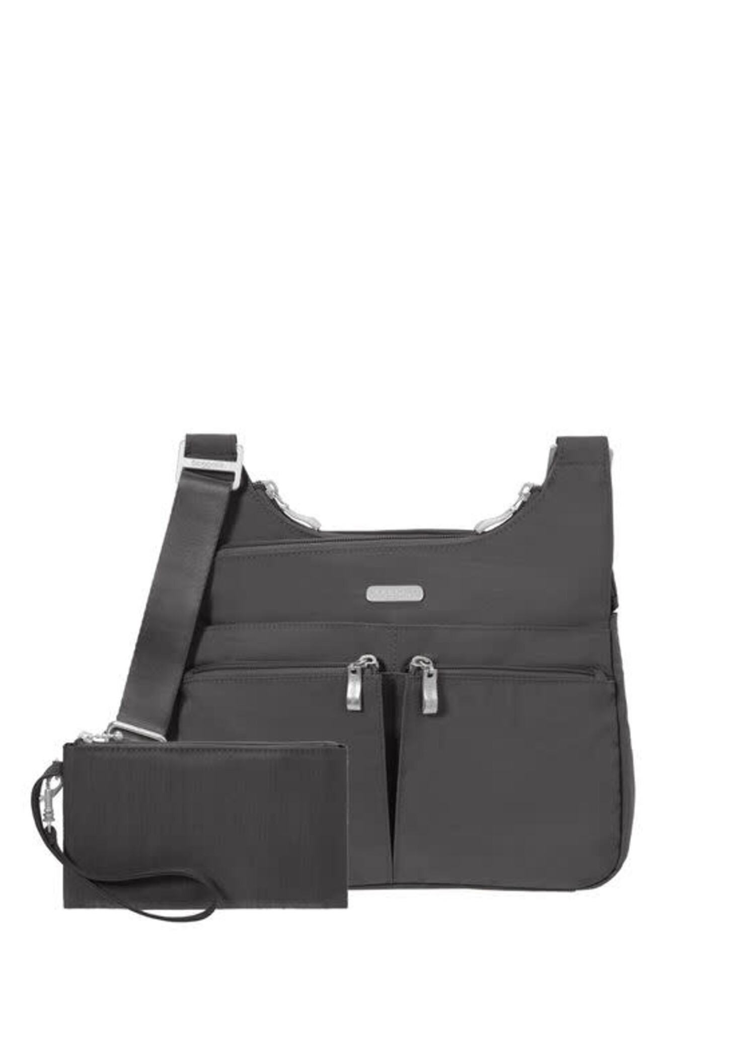 Baggallini Baggallini Cross Over Crossbody Charcoal