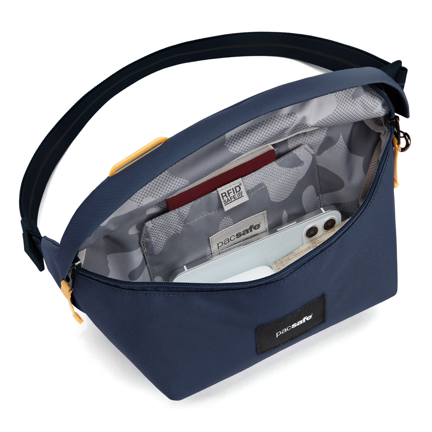Blue sling bag hot sale