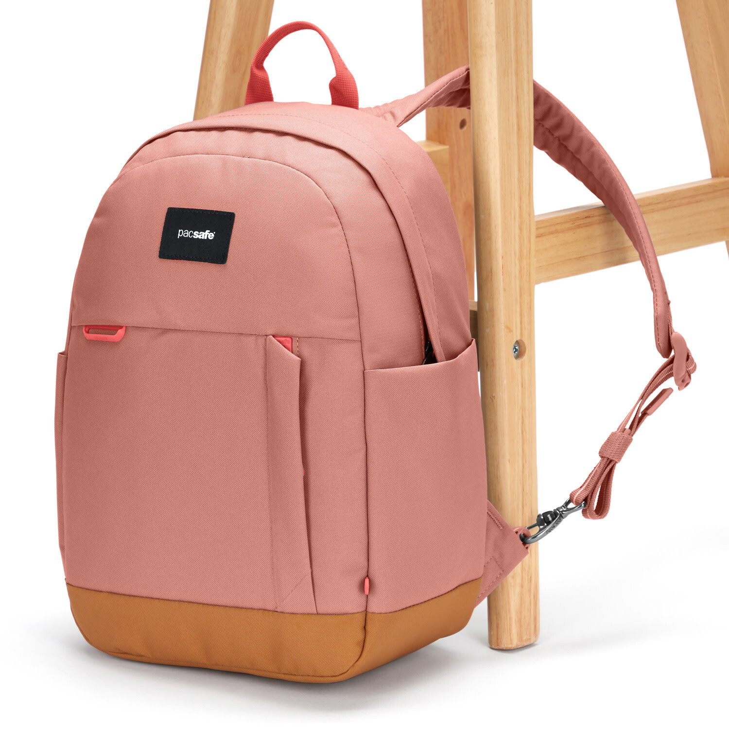 Pacsafe Go 15L Anti-Theft Backpack- Rose - Just Bags Luggage Center