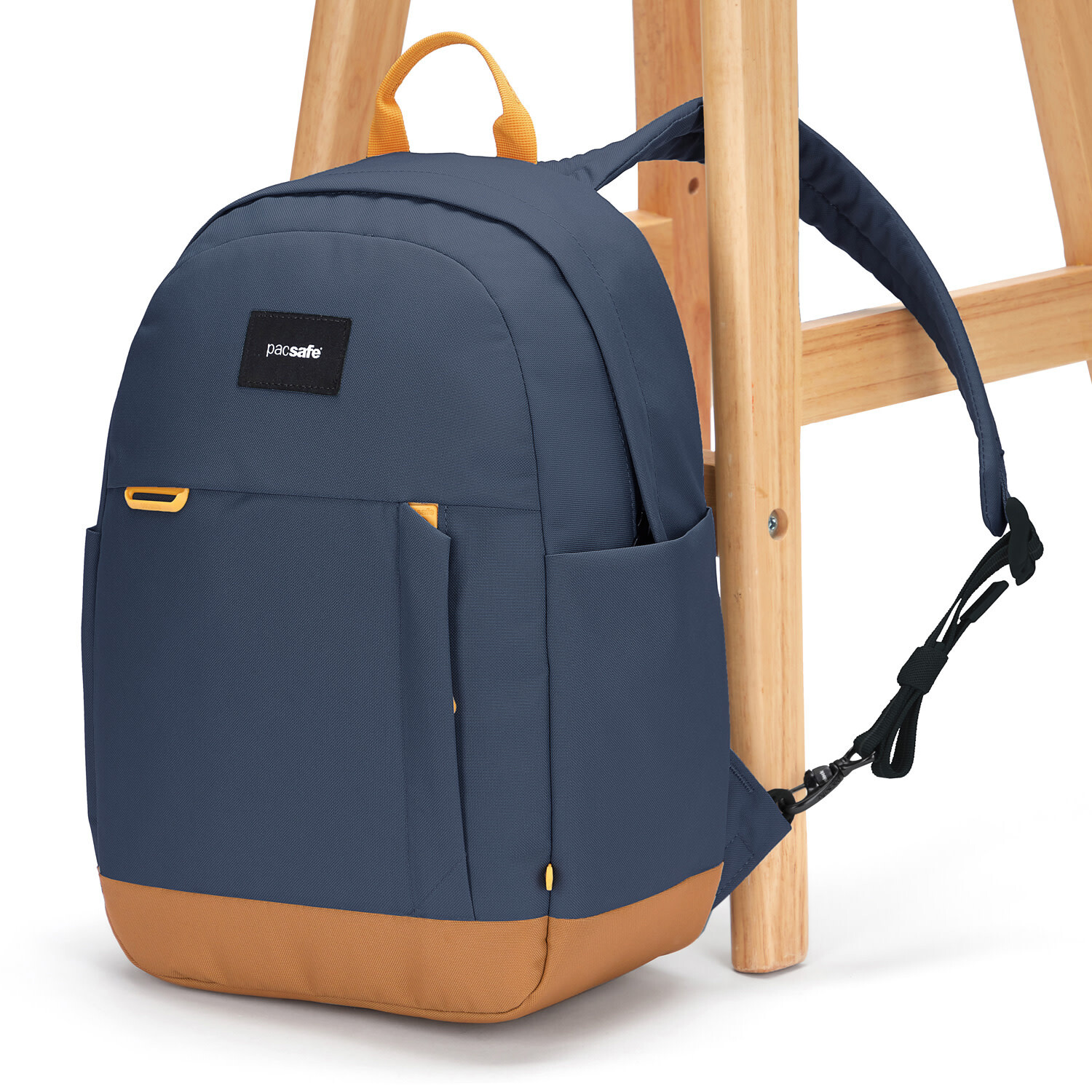 Pacsafe GO 15L 盗難防止バックパック ブルー Pacsafe Go 15L Anti-Theft Backpack-Coastal Blue (Updated) - Just