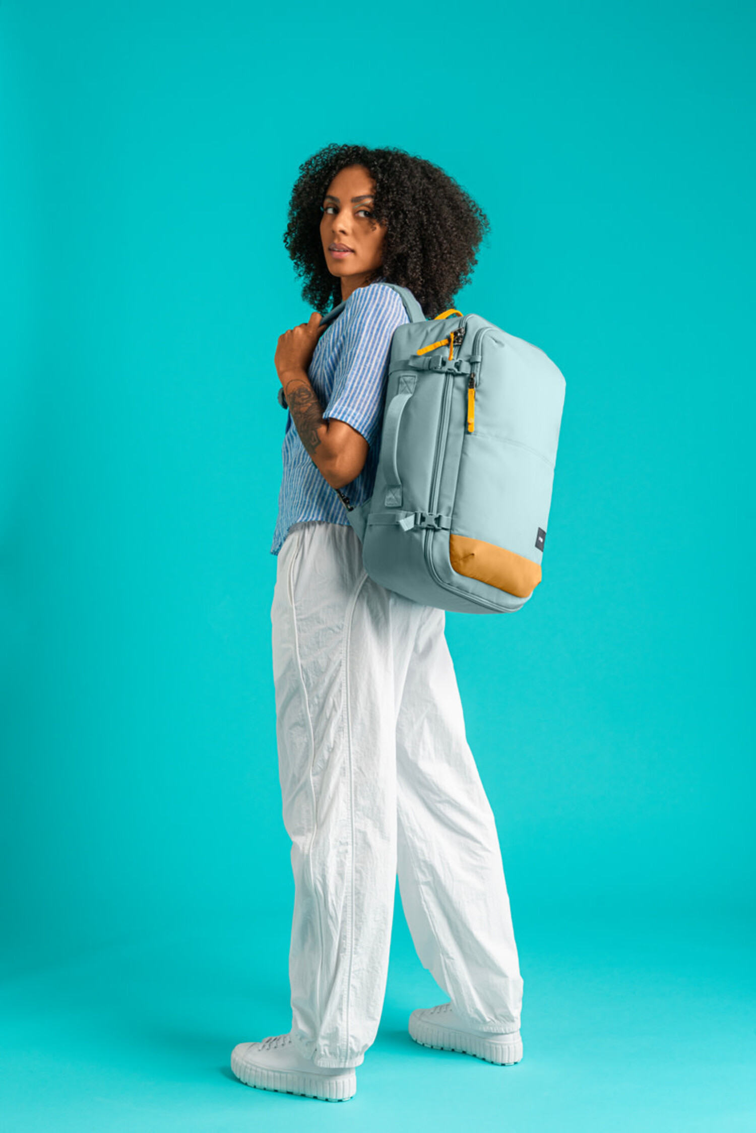 Pacsafe® GO anti-theft 34L carryon backpack- Fresh Mint - Just