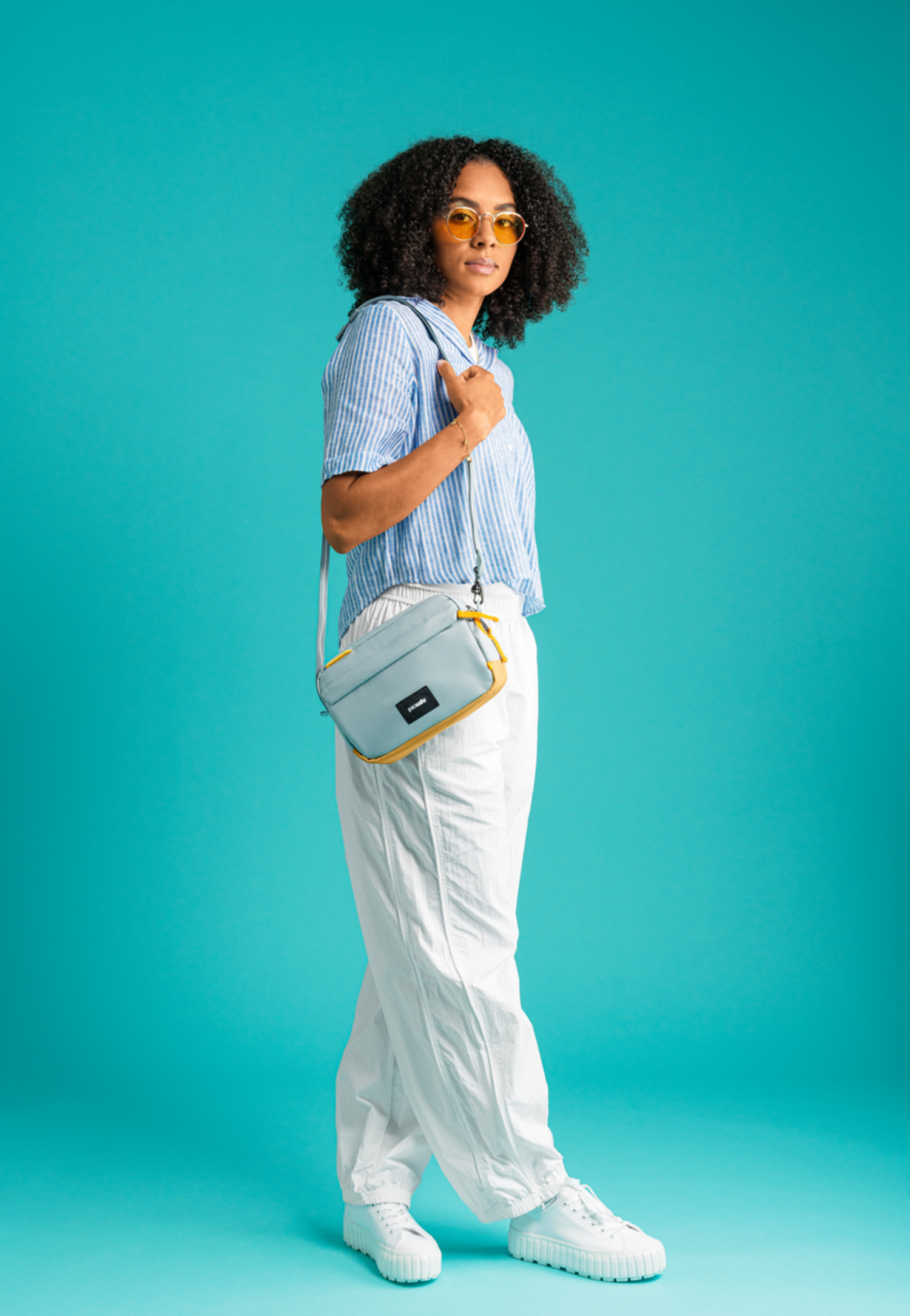 Pacsafe Go Anti-Theft Crossbody Bag - Fresh Mint - Just Bags