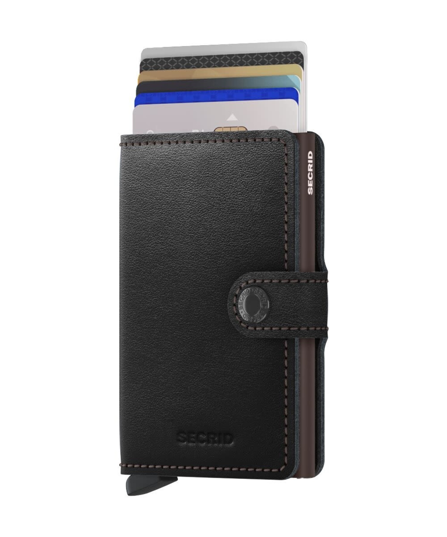 Secrid Mini Wallet- Original Black/Brown - Just Bags Luggage Center