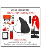 ショルダーバッグ Healthy Back Bag M size AmeriBag Healthy Back Bag Microfiber Extra Small Taupe - Just Bags