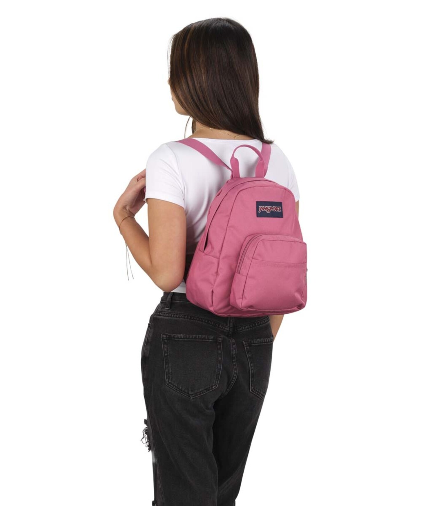 Jansport Half Pint Mini Backpack - Mauve Haze - Just Bags Luggage