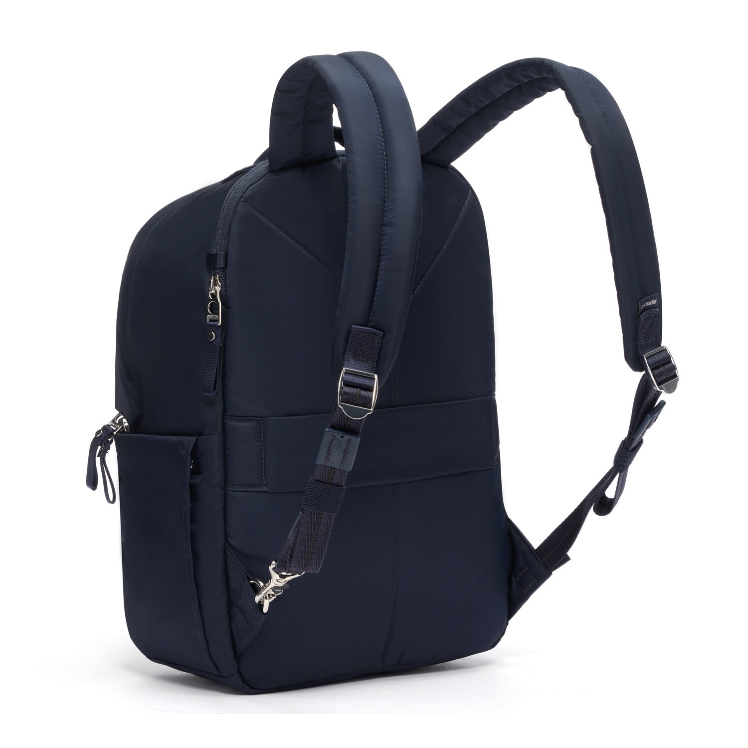 Women\'s Work Backpack Nylon Anti-theft Water Resistant, Navy Blue Lo & Sons Melrose Rucksack Backpack - Nylon - DeepNavy/Gold  main image 2