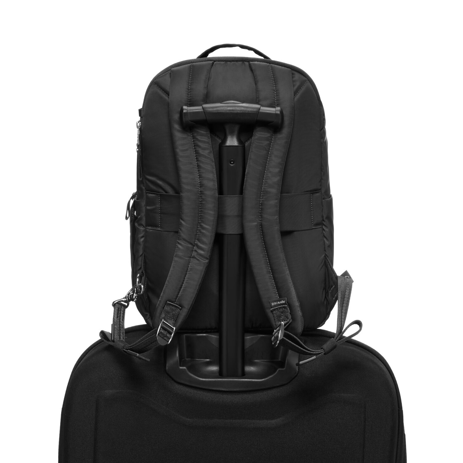 Pacsafe W 10L Anti-Theft Backpack- Black - Just Bags Luggage Center