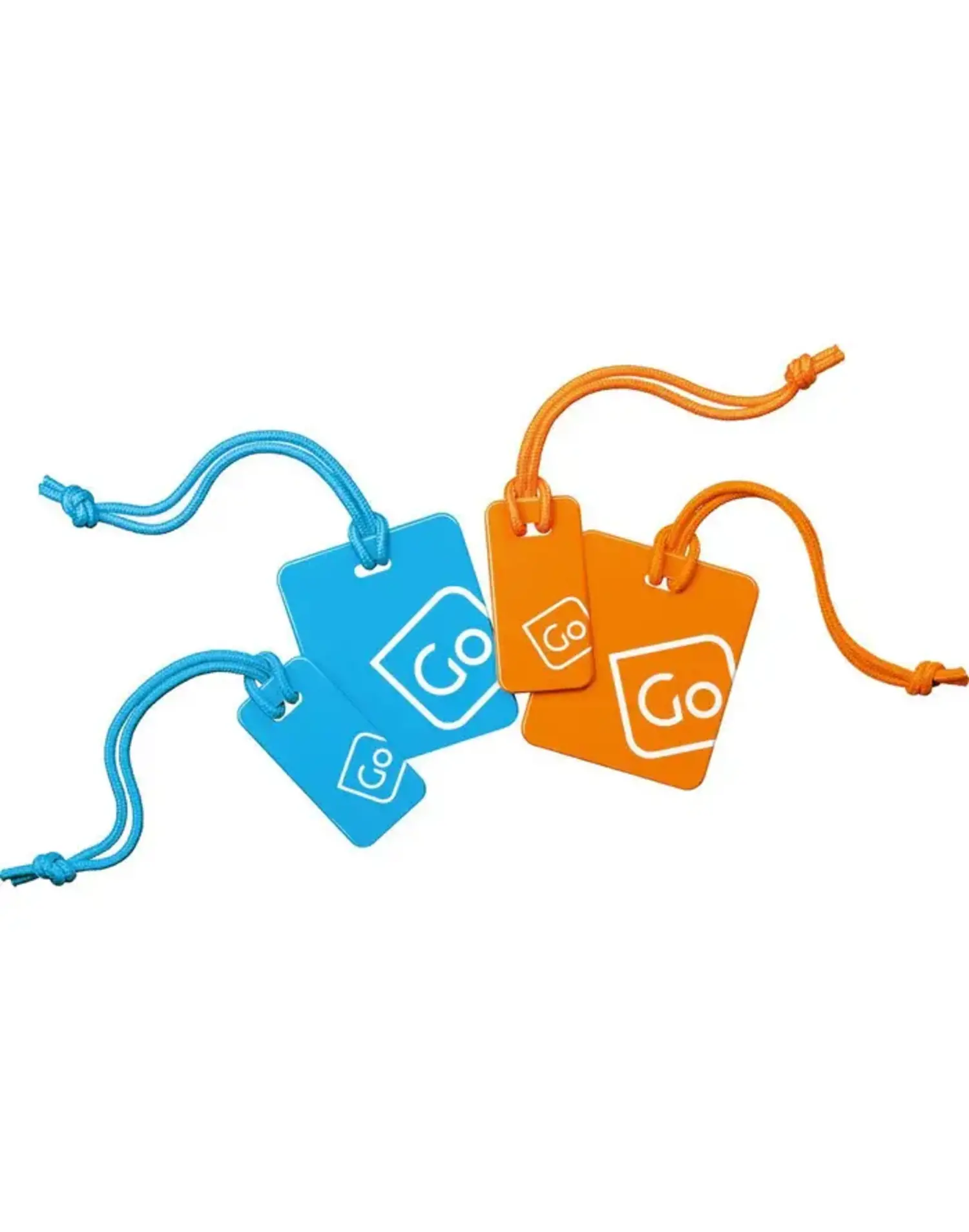 Go Travel Luggage Tags Family Pack Blue Orange Just Bags Luggage Center