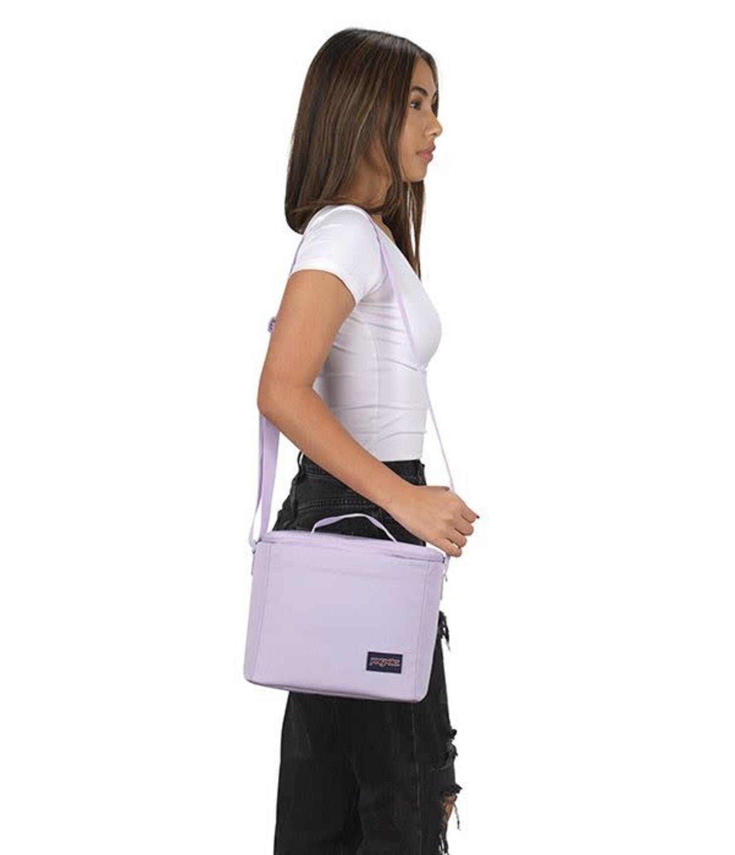 Jansport Super Snack Lunch Bag- Patel Lilac - Just Bags Luggage Center