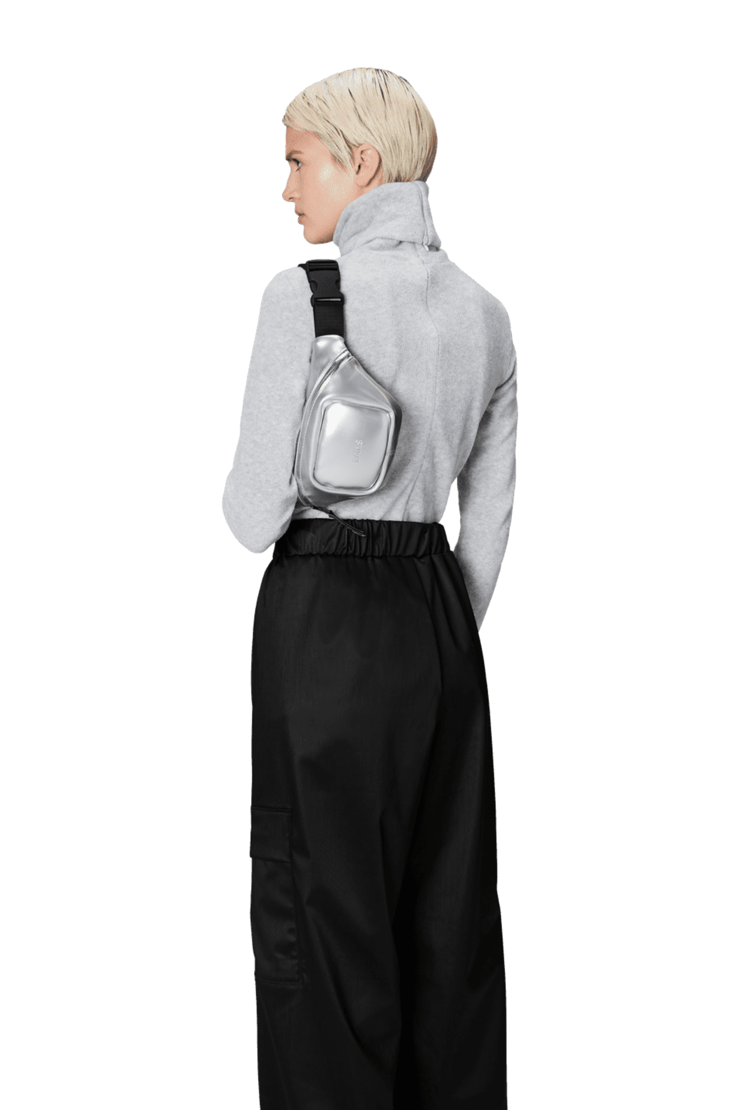 bum bag rains Unisex Micro W3 Valera you can confidently face any weather condition Bum Bag | Black