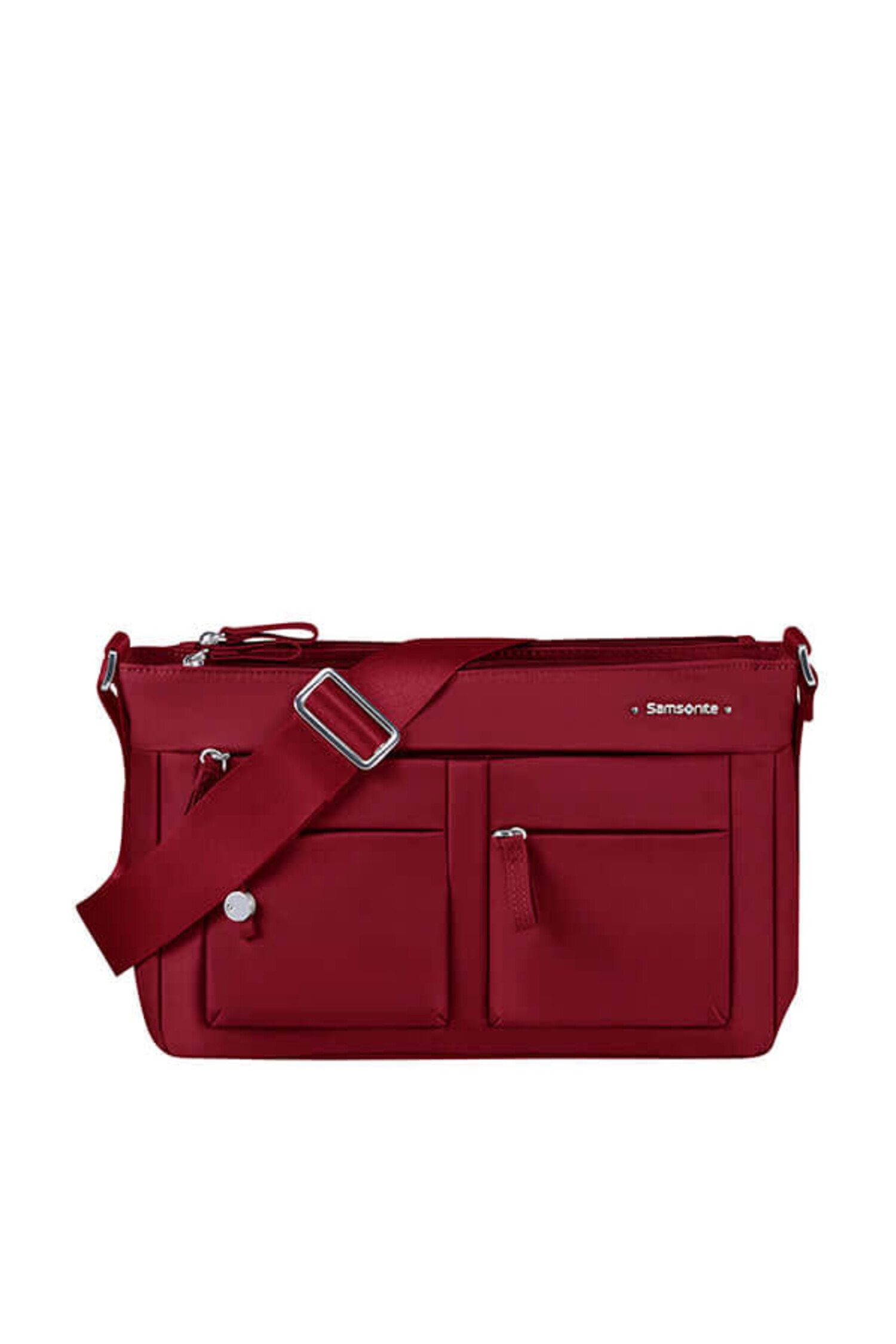 Samsonite Move 4.0 Horizontal Shoulder Bag- Garnet Red