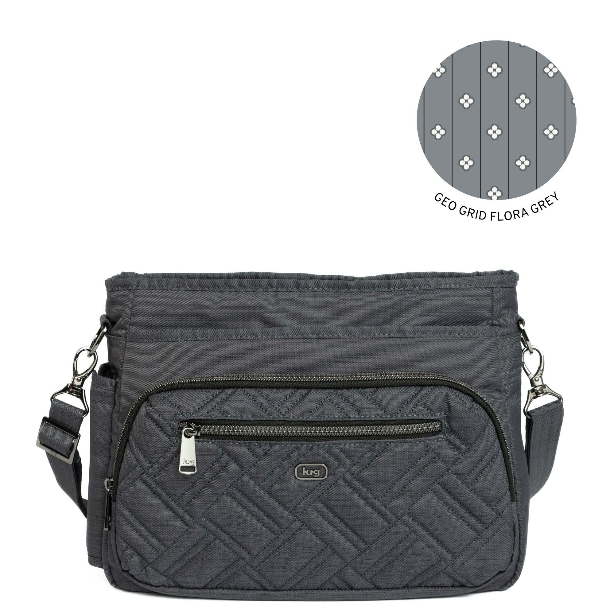 Lug Shimmy SE Crossbody Bag Brushed Grey Just Bags Luggage Center