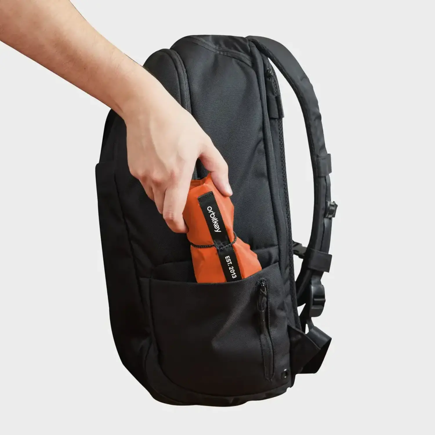 Orbitkey Foldable Tote Bag- Tangerine - Just Bags Luggage Center