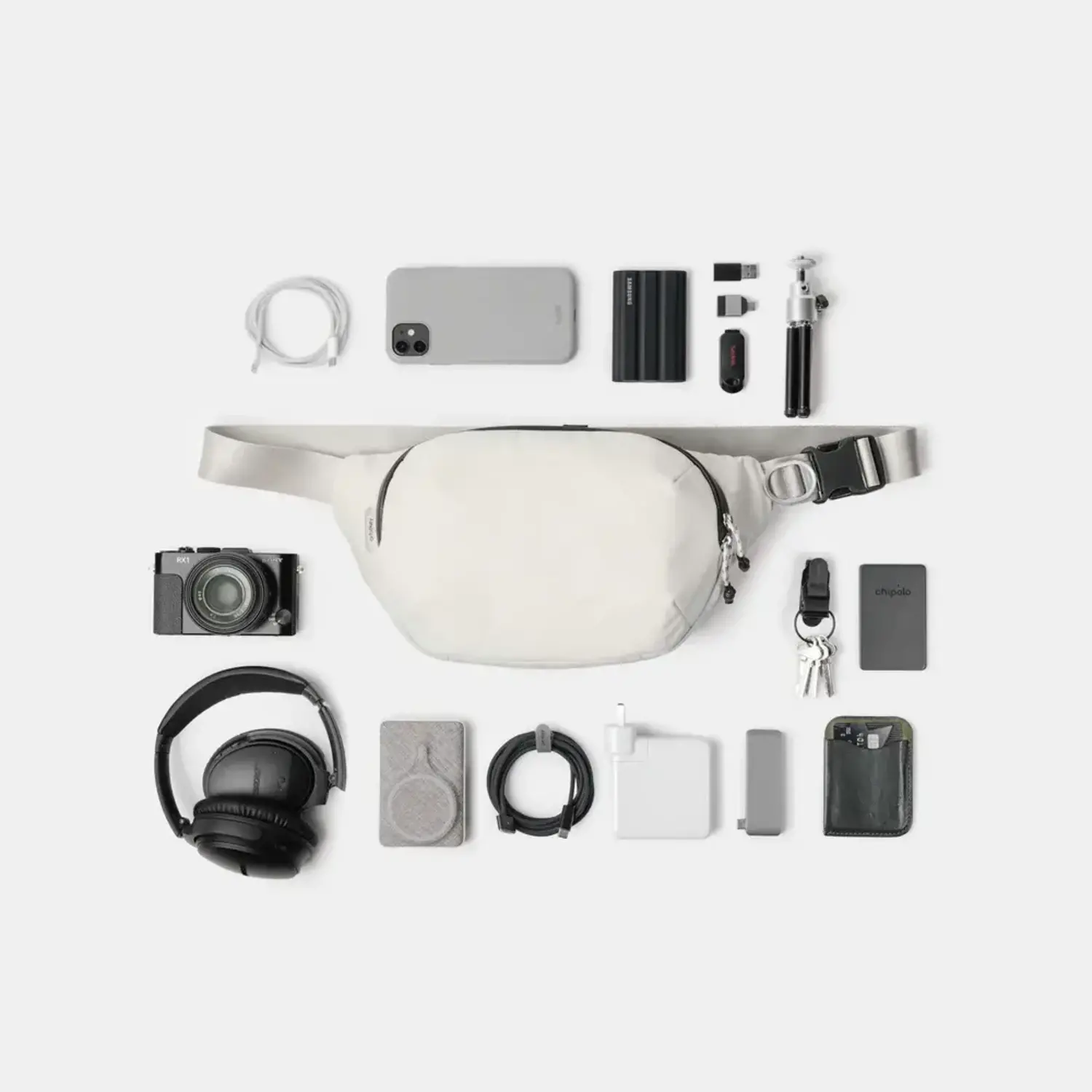 Orbitkey Urban Sling (4L)- Stone - Just Bags Luggage Center